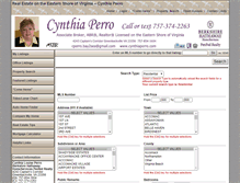 Tablet Screenshot of cynthiaperro.com